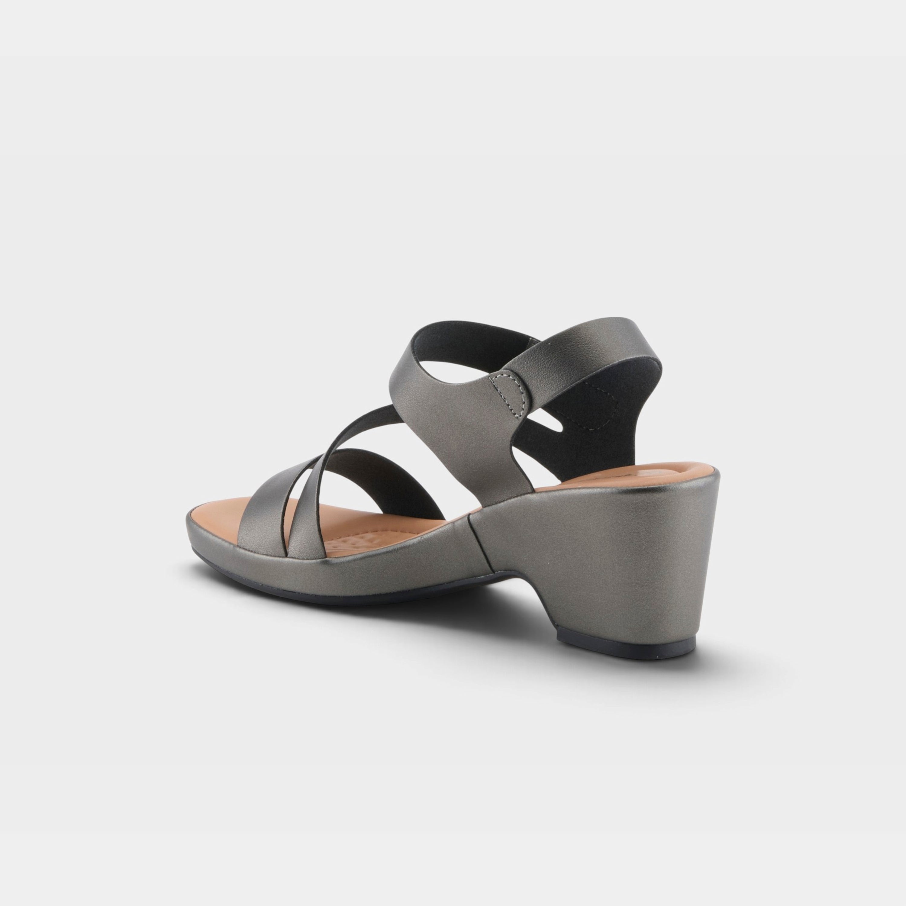 Patrizia Guillen Pewter Sandal