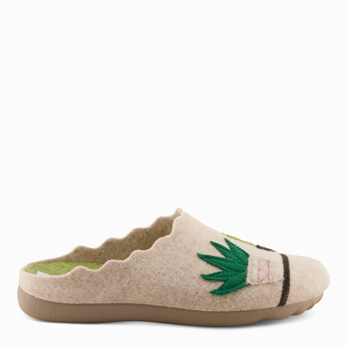 Flexus FLEXUS HAPPYCACTUS SLIPPERS comfort shoe in sand with flexible sole