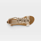 Patrizia Harlequin Beige Wedge Sandal