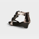 Patrizia Harlequin Pewter Wedge Sandal