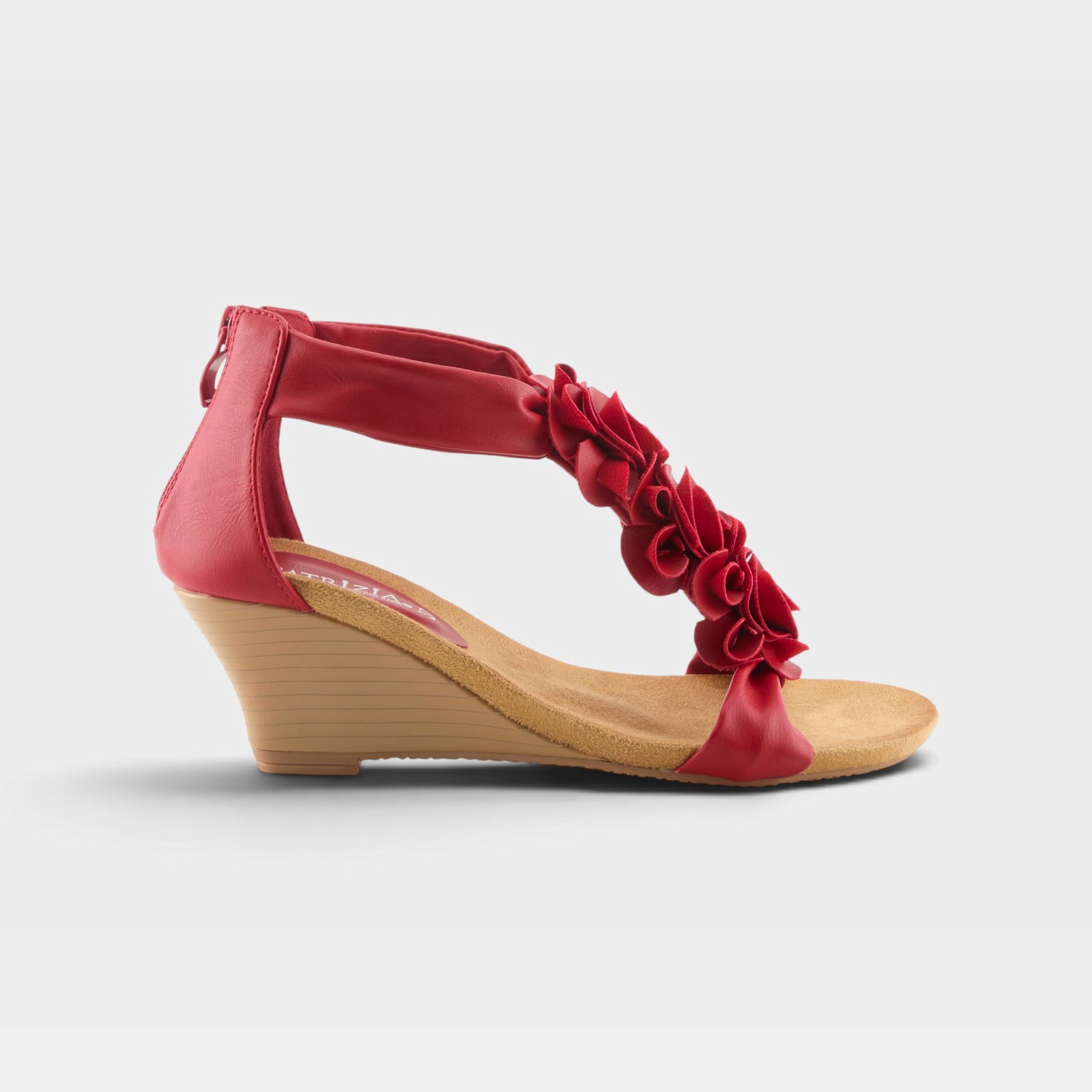 Patrizia Harlequin Red Wedge Sandal