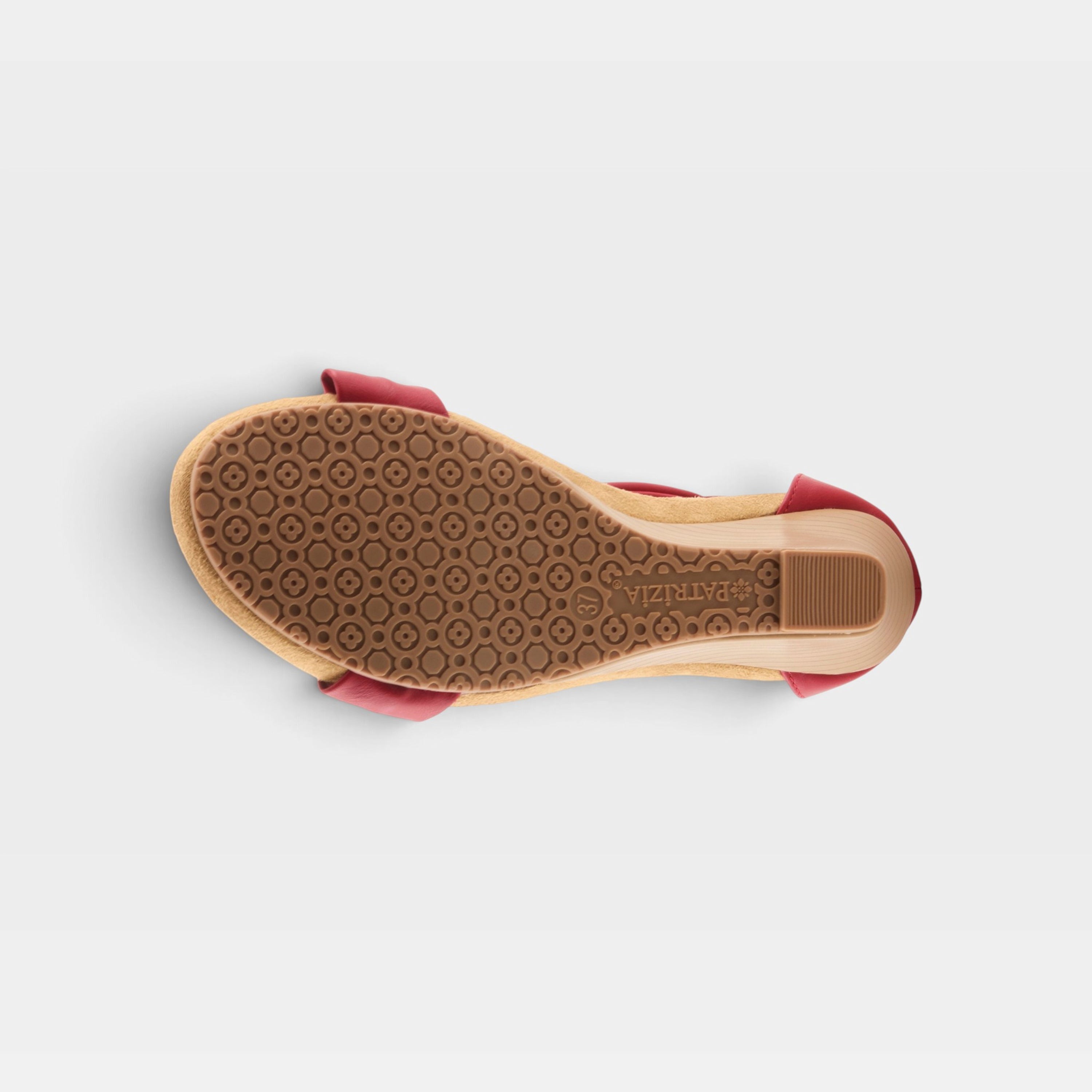 Patrizia Harlequin Red Wedge Sandal