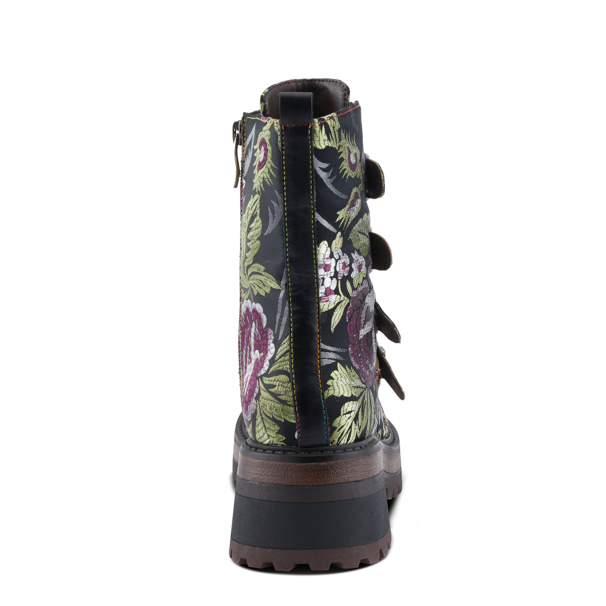 L'Artiste L'ARTISTE HARUKO BOOTS boot in black multi with handcrafted leather design