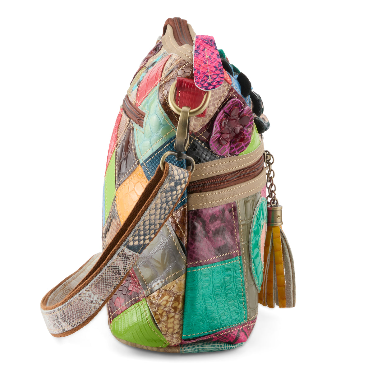 L'Artiste L'ARTISTE HB-ADVENTURE HANDBAGS shoe with handcrafted leather design