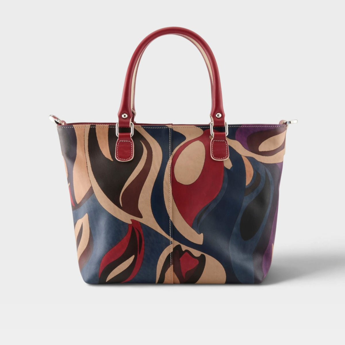 L'ARTISTE HB-FOGLIE ITALIAN LEATHER HANDBAG