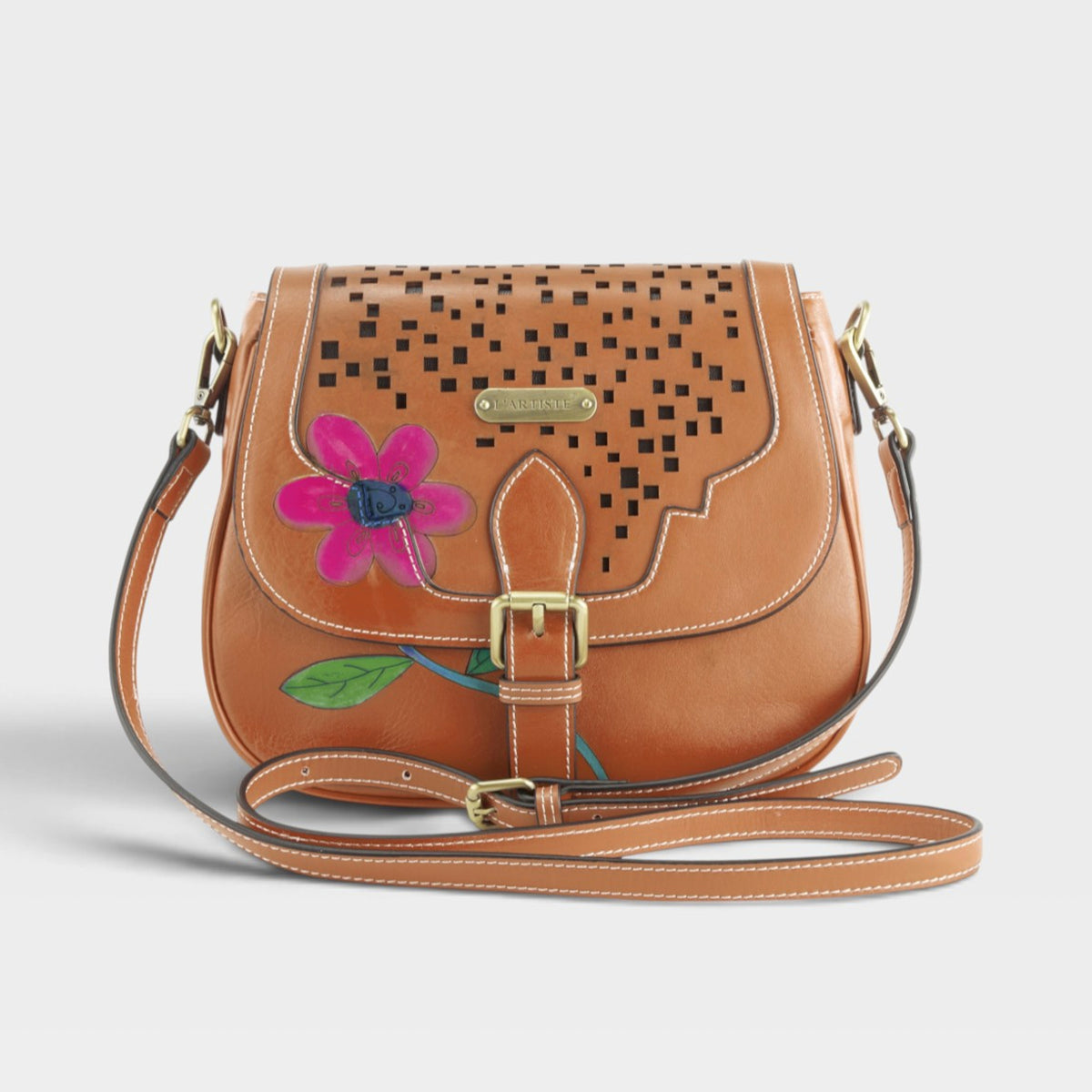 L'ARTISTE HB-SADDLEBAG HANDBAG
