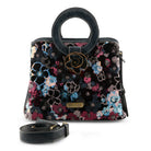 L'Artiste L'ARTISTE HB-SHIMMY HANDBAG shoe in blue multi with handcrafted leather design