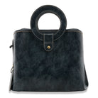 L'Artiste L'ARTISTE HB-SHIMMY HANDBAG shoe in black multi with handcrafted leather design