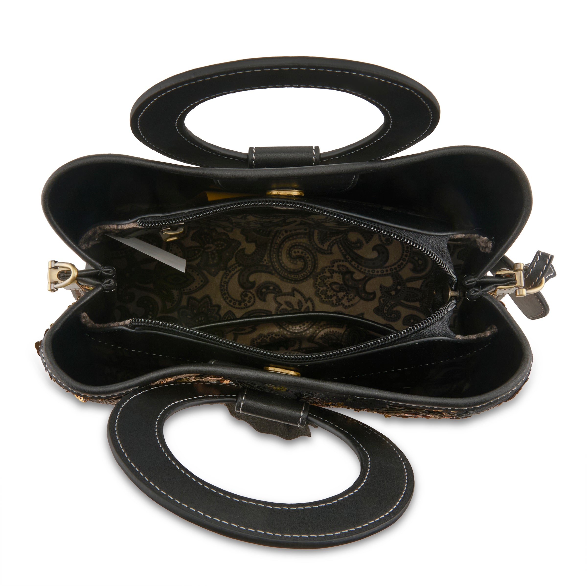 L'Artiste L'ARTISTE HB-SHIMMY HANDBAG shoe with handcrafted leather design