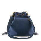 L'Artiste L'ARTISTE HB-SINDRI HANDBAG shoe in bordeaux suede with handcrafted leather design