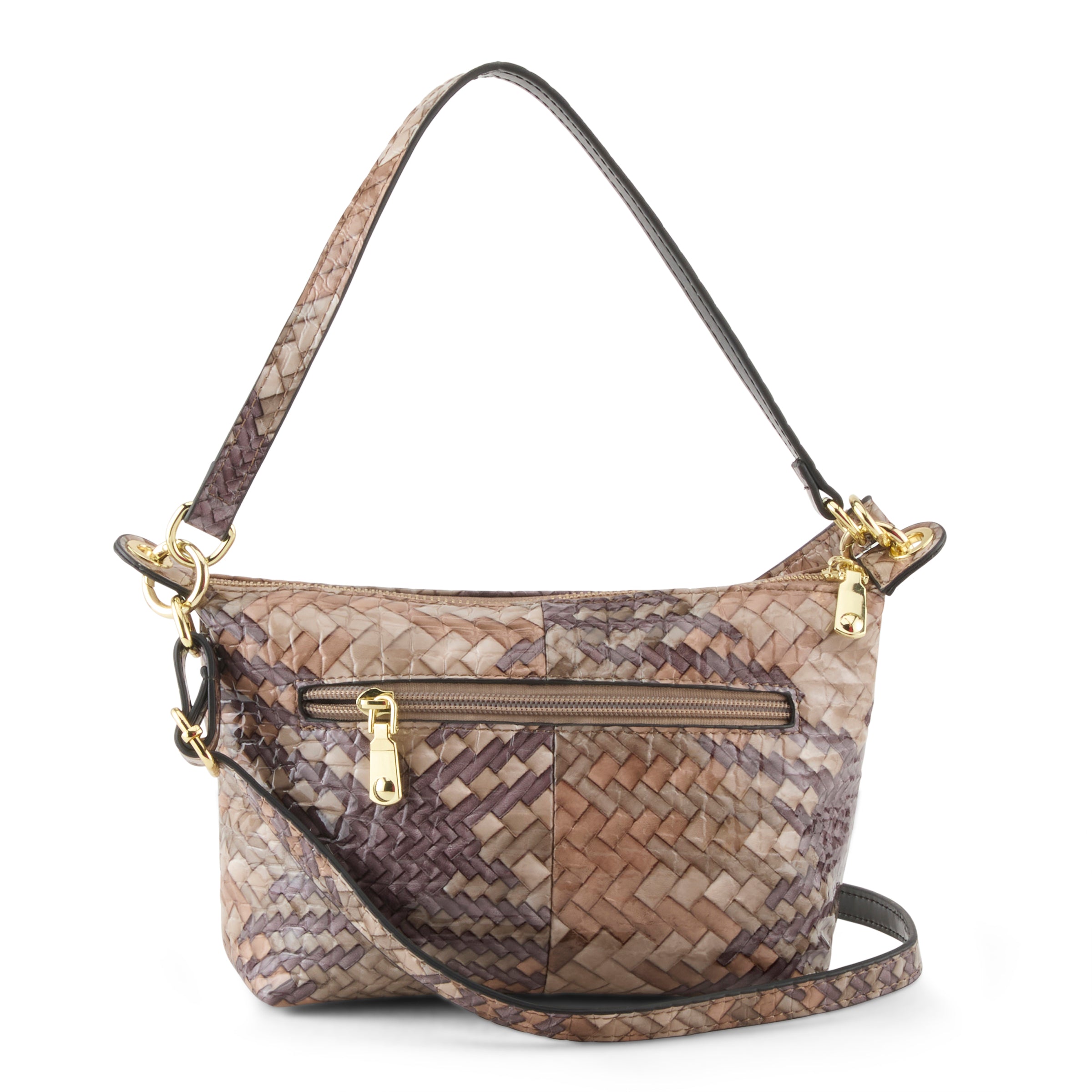 L'Artiste L'ARTISTE HB-VITRE HANDBAG shoe in beige multi with handcrafted leather design