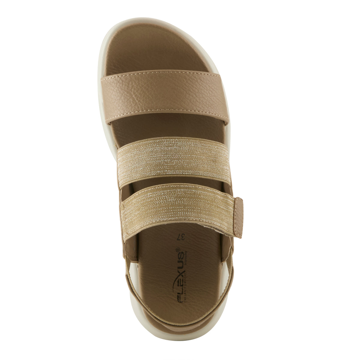 Flexus FLEXUS HELIX SANDALS sandal in taupe with flexible sole