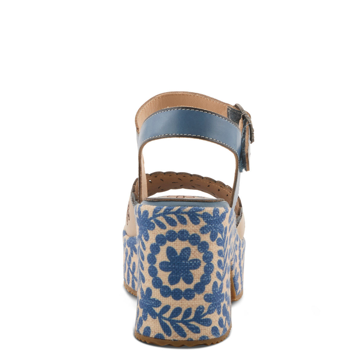 L'Artiste L'ARTISTE HENDRIX SANDALS sandal in blue multi with handcrafted leather design