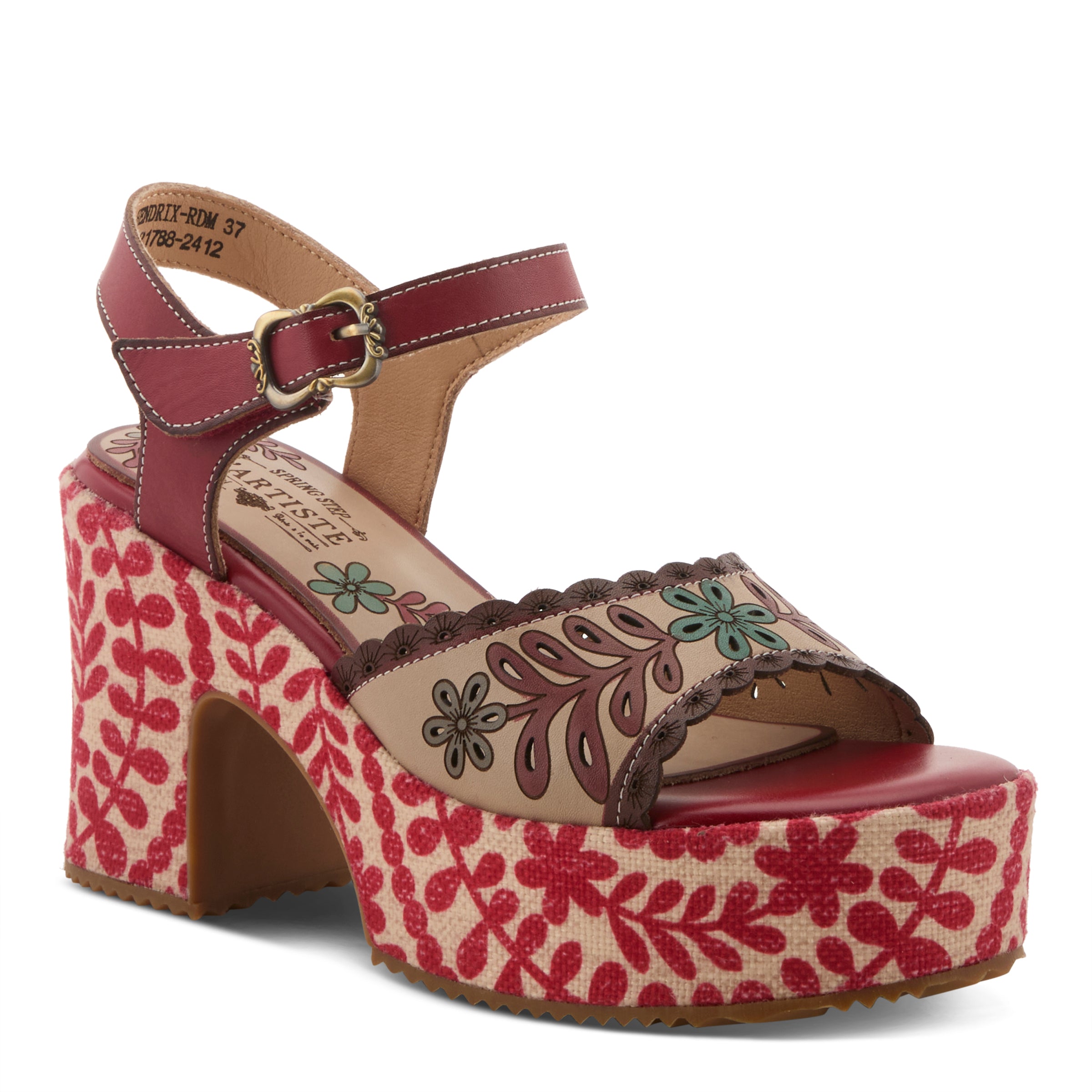 Shinodan タンクエトレ アメリスタニングルシェル L'Artiste Hendrix Womens Platform Sandals