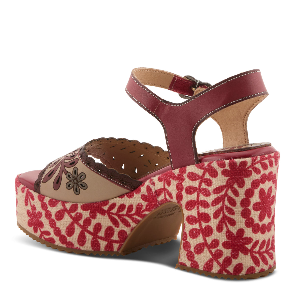 L'Artiste L'ARTISTE HENDRIX SANDALS sandal in black multi with handcrafted leather design