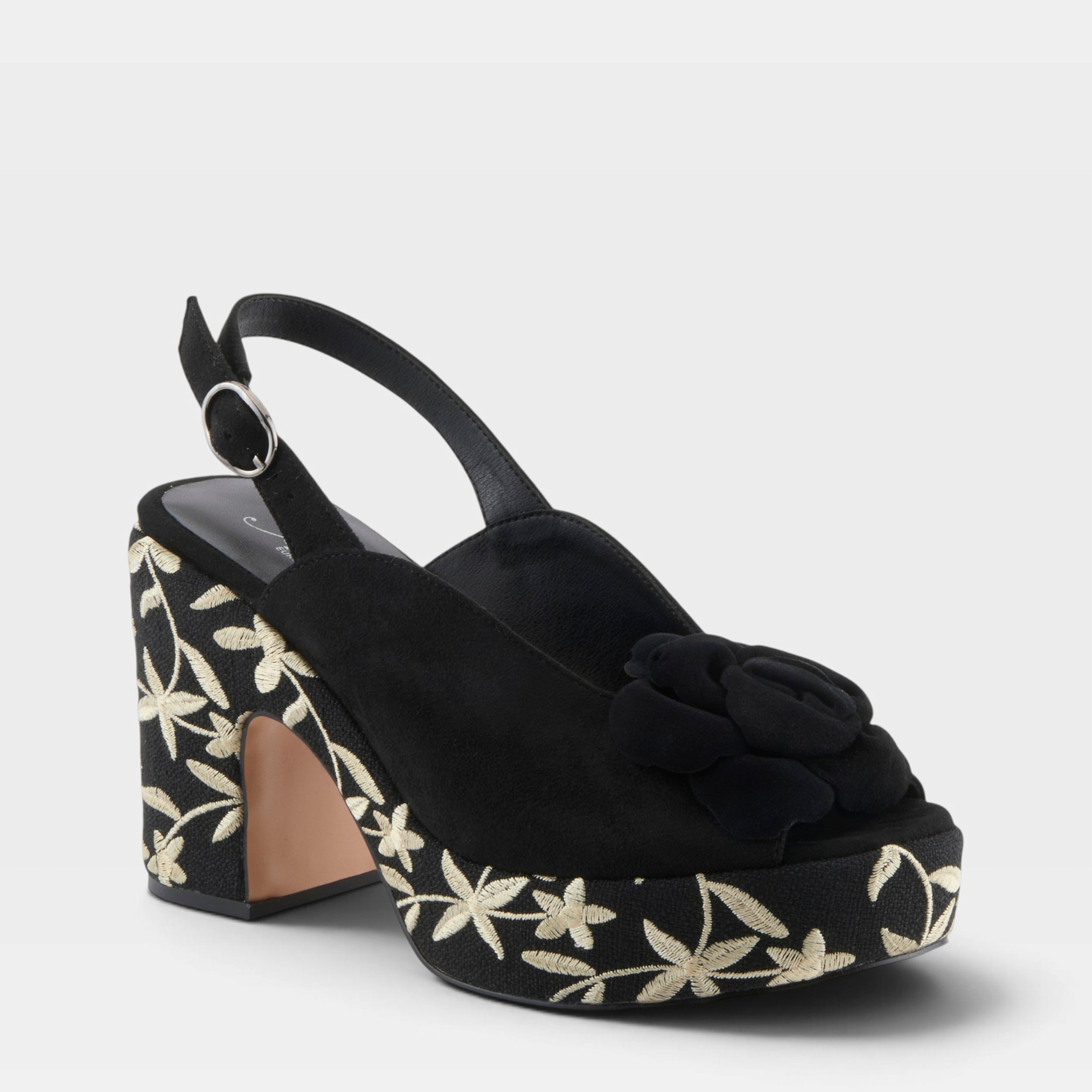 Azura Henna Black Sandal