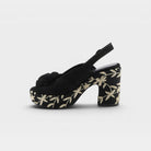 Azura Henna Black Sandal