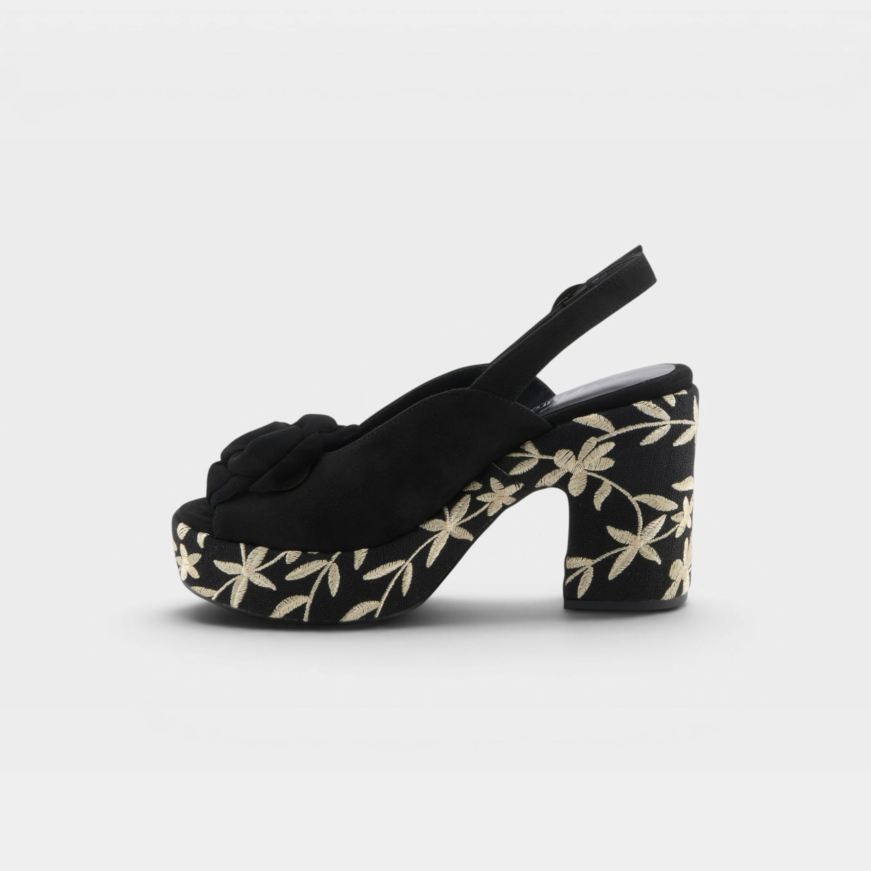 Azura Henna Black Sandal