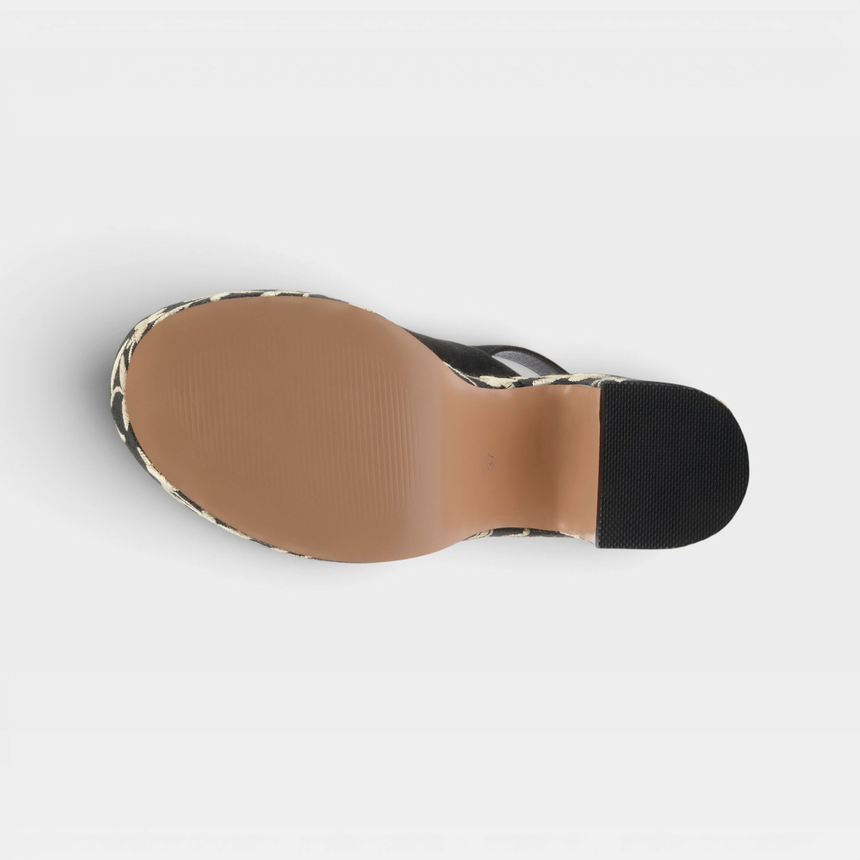 Azura Henna Black Sandal