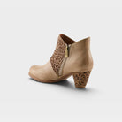 L'Artiste Herekitty-Leo boots in Beige Multi, alternate angle view