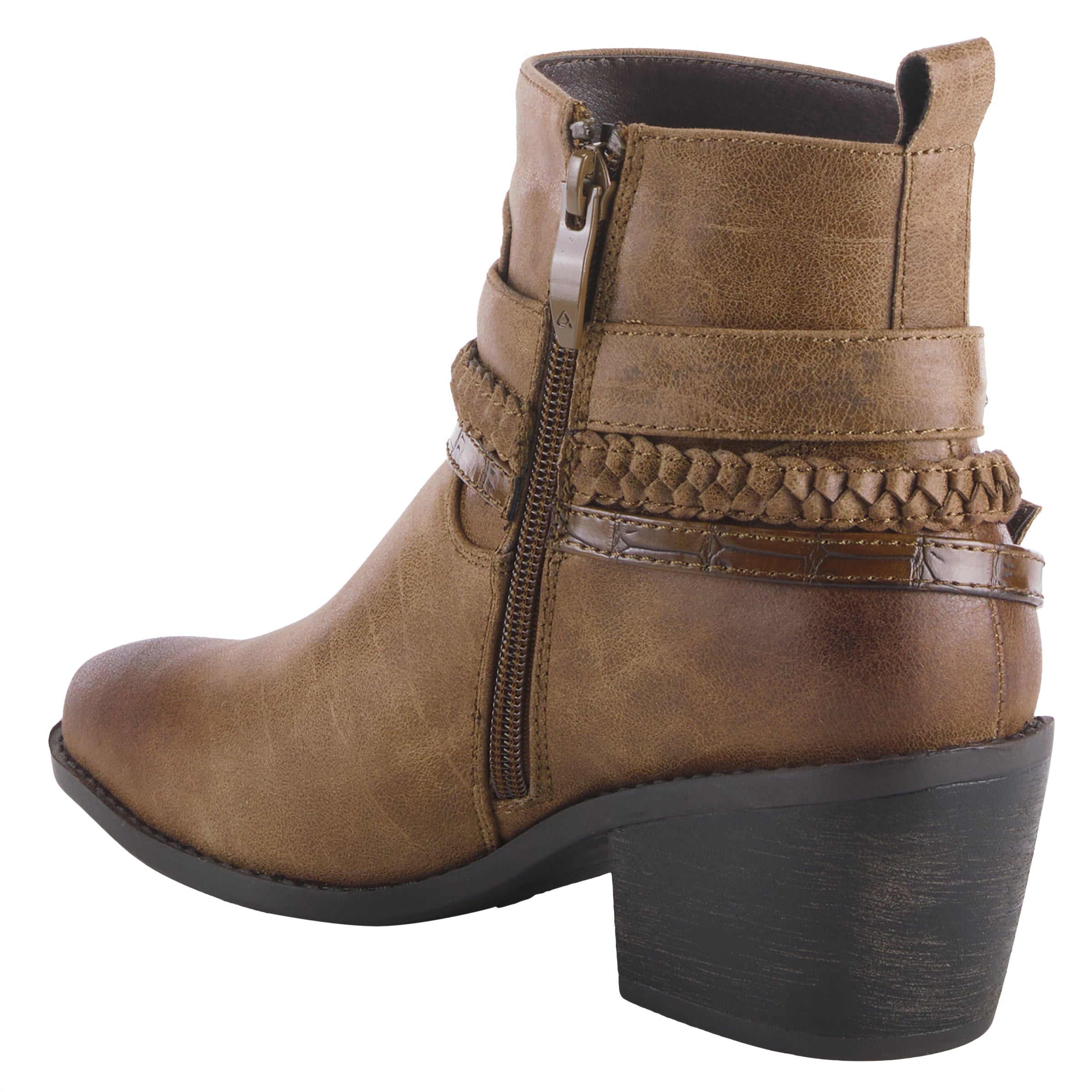 Patrizia Hermione Western Burnished Bootie Spring Step Shoes