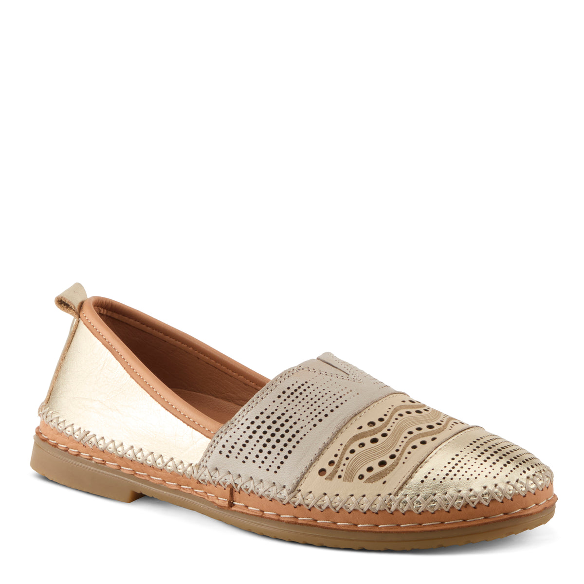 Spring Step SPRING STEP HIGHWEST SHOES shoe in gold multi with comfortable everyday design