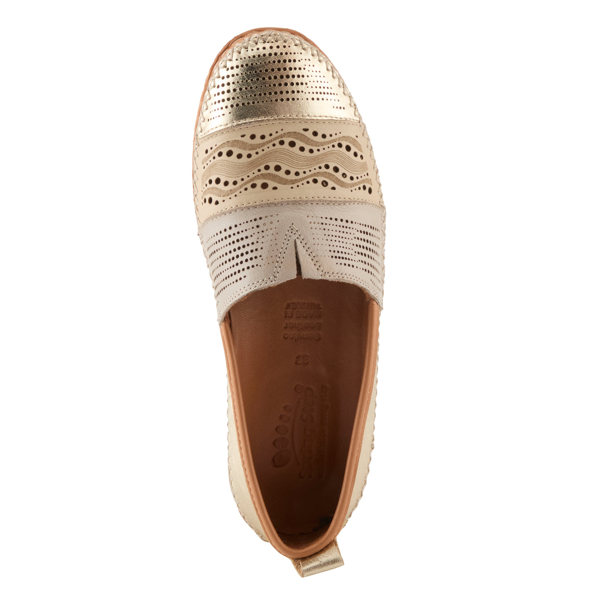 Spring Step SPRING STEP HIGHWEST SHOES shoe in gold multi with comfortable everyday design