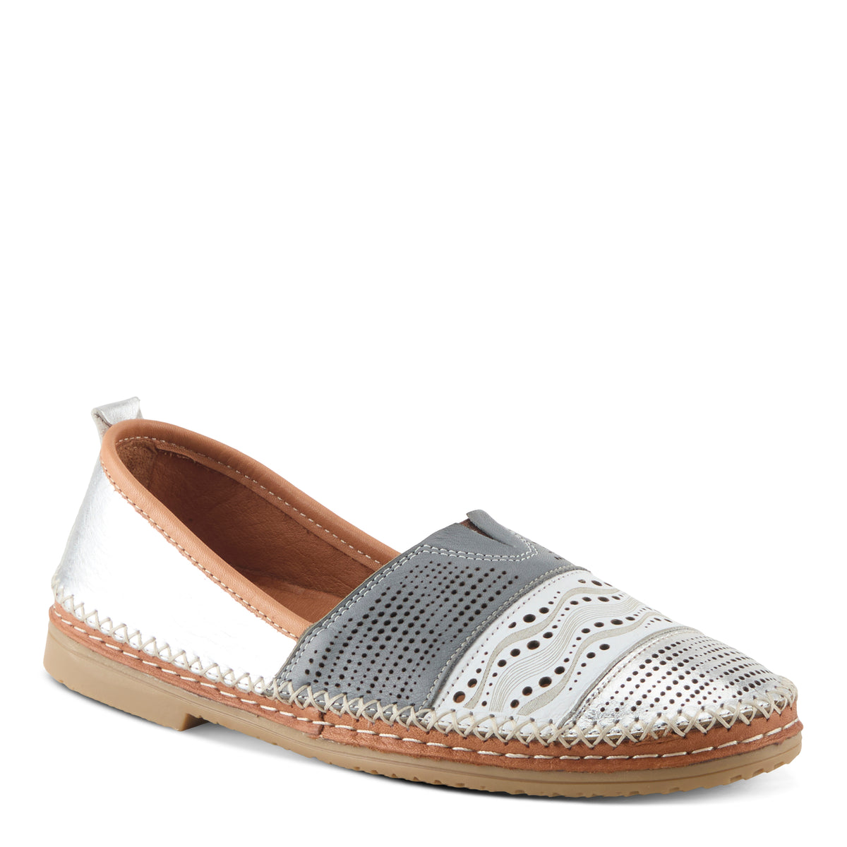Spring Step SPRING STEP HIGHWEST SHOES shoe in silver multi with comfortable everyday design