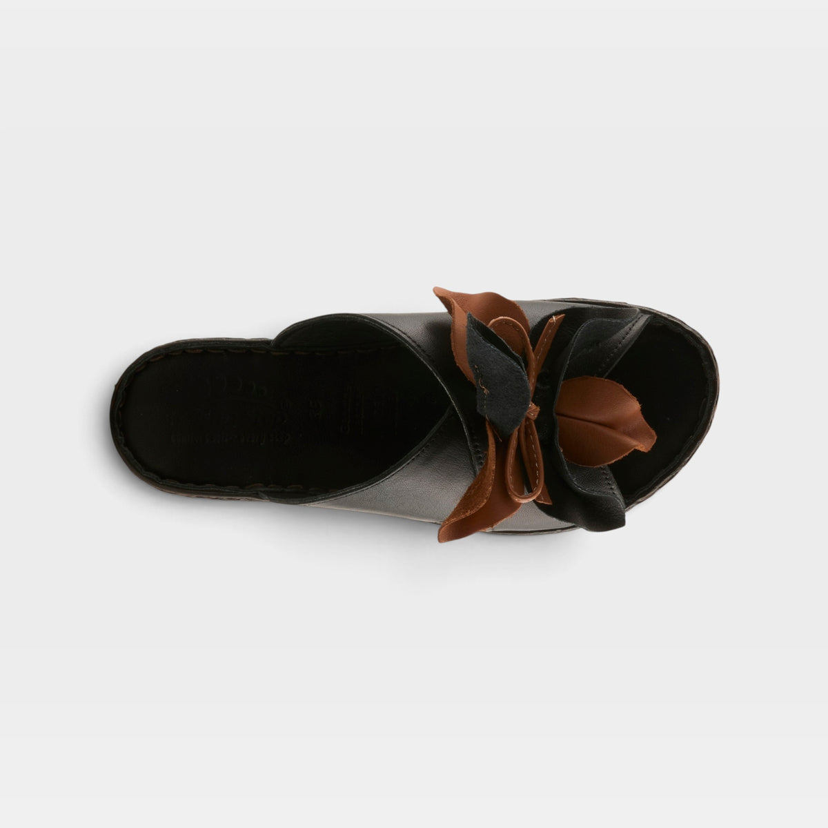 Spring Step Hilary Black Slide Sandal