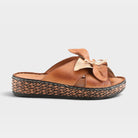 Spring Step Hilary Camel Slide Sandal