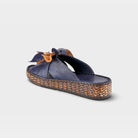 Spring Step Hilary Navy Slide Sandal