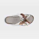Spring Step Hilary White Slide Sandal