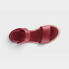 Spring Step Hileman Dark Red Sandal