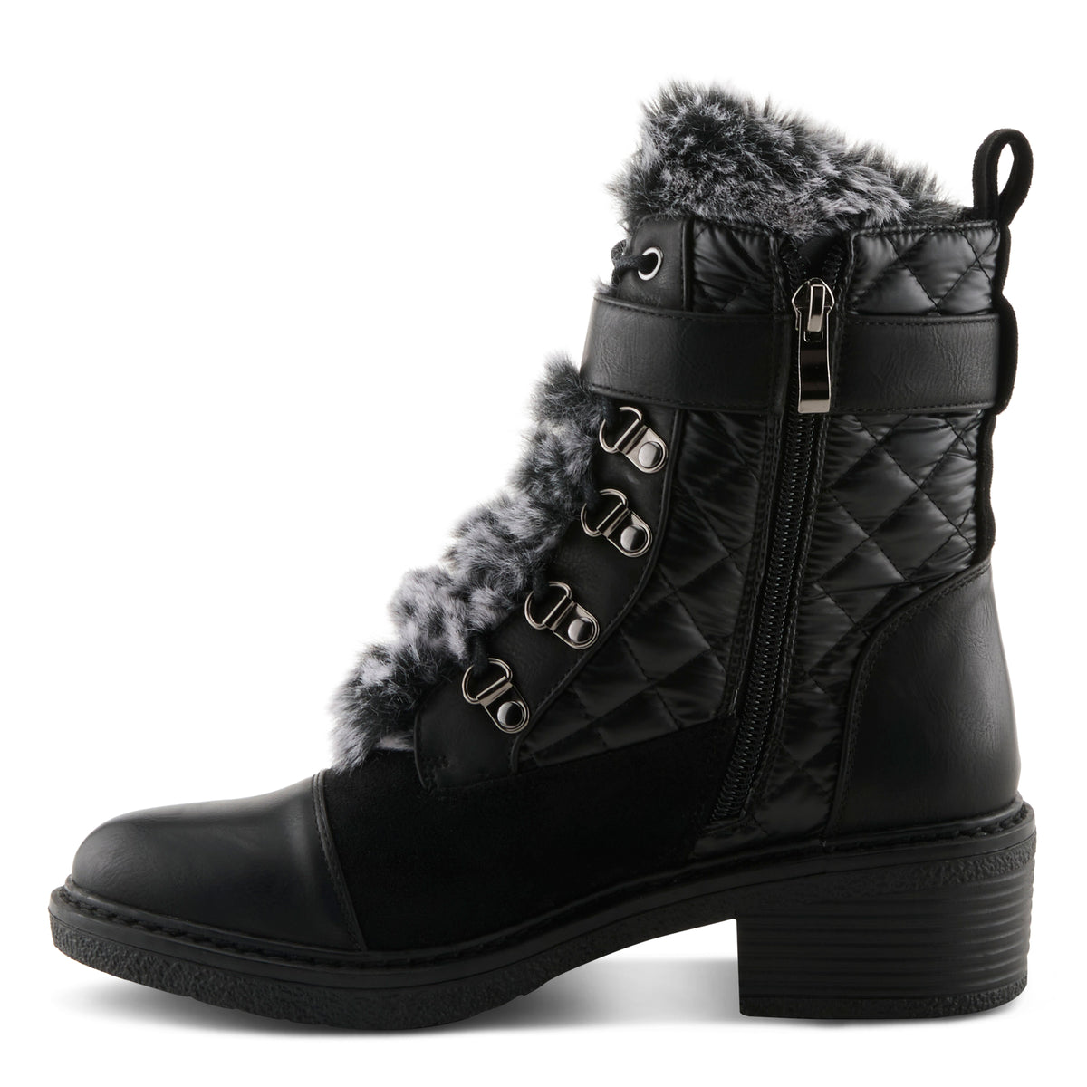 Patrizia PATRIZIA HILVIA-QUILT BOOTS boot in black with stylish fashion design