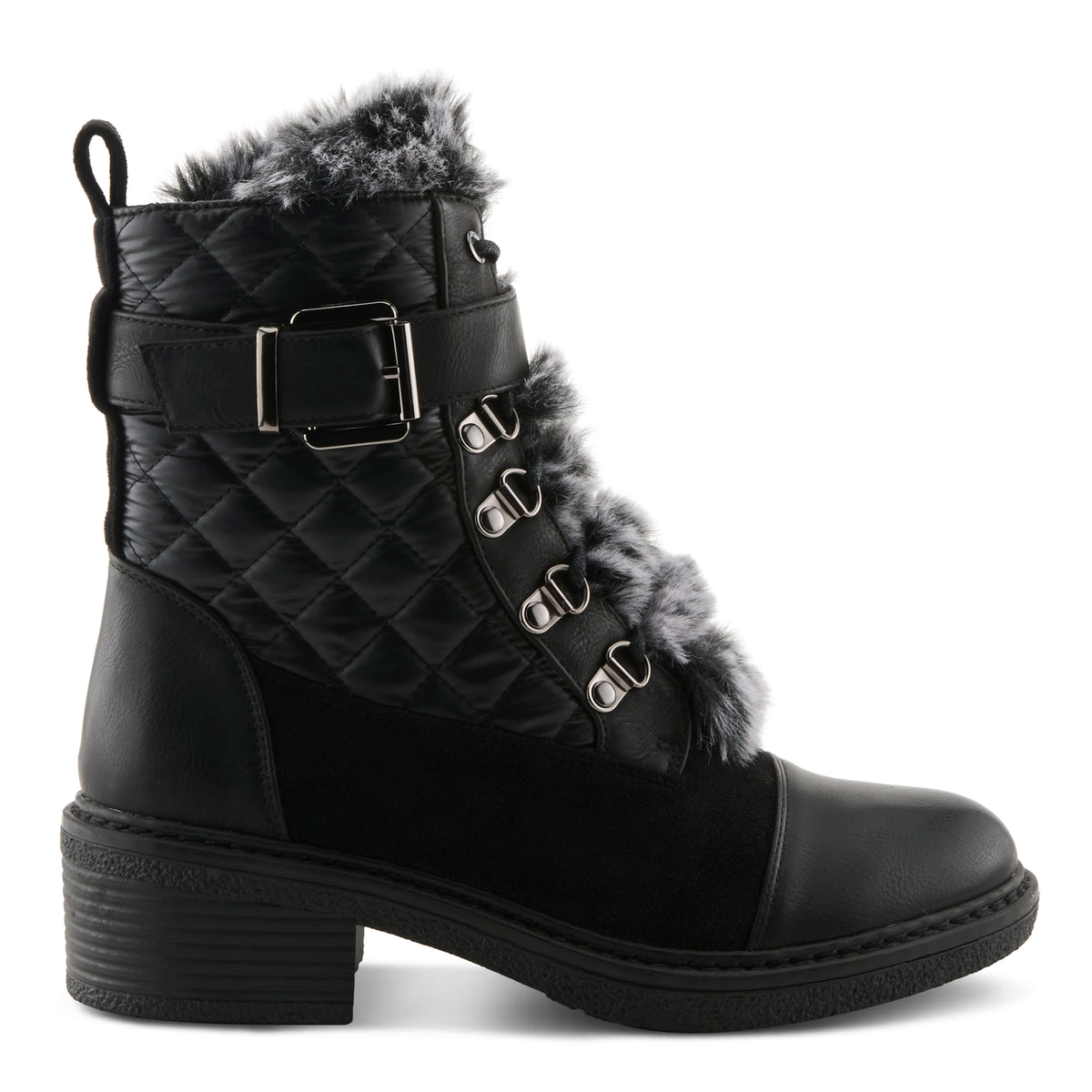 Patrizia PATRIZIA HILVIA-QUILT BOOTS boot in black with stylish fashion design