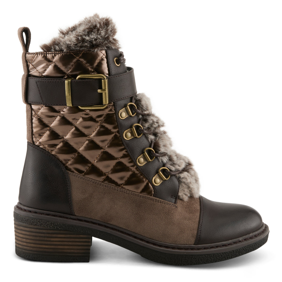 Patrizia PATRIZIA HILVIA-QUILT BOOTS boot in bronze multi with stylish fashion design