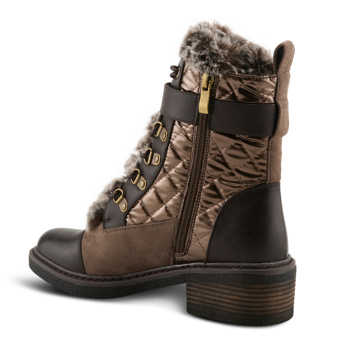 Patrizia PATRIZIA HILVIA-QUILT BOOTS boot in bronze multi with stylish fashion design