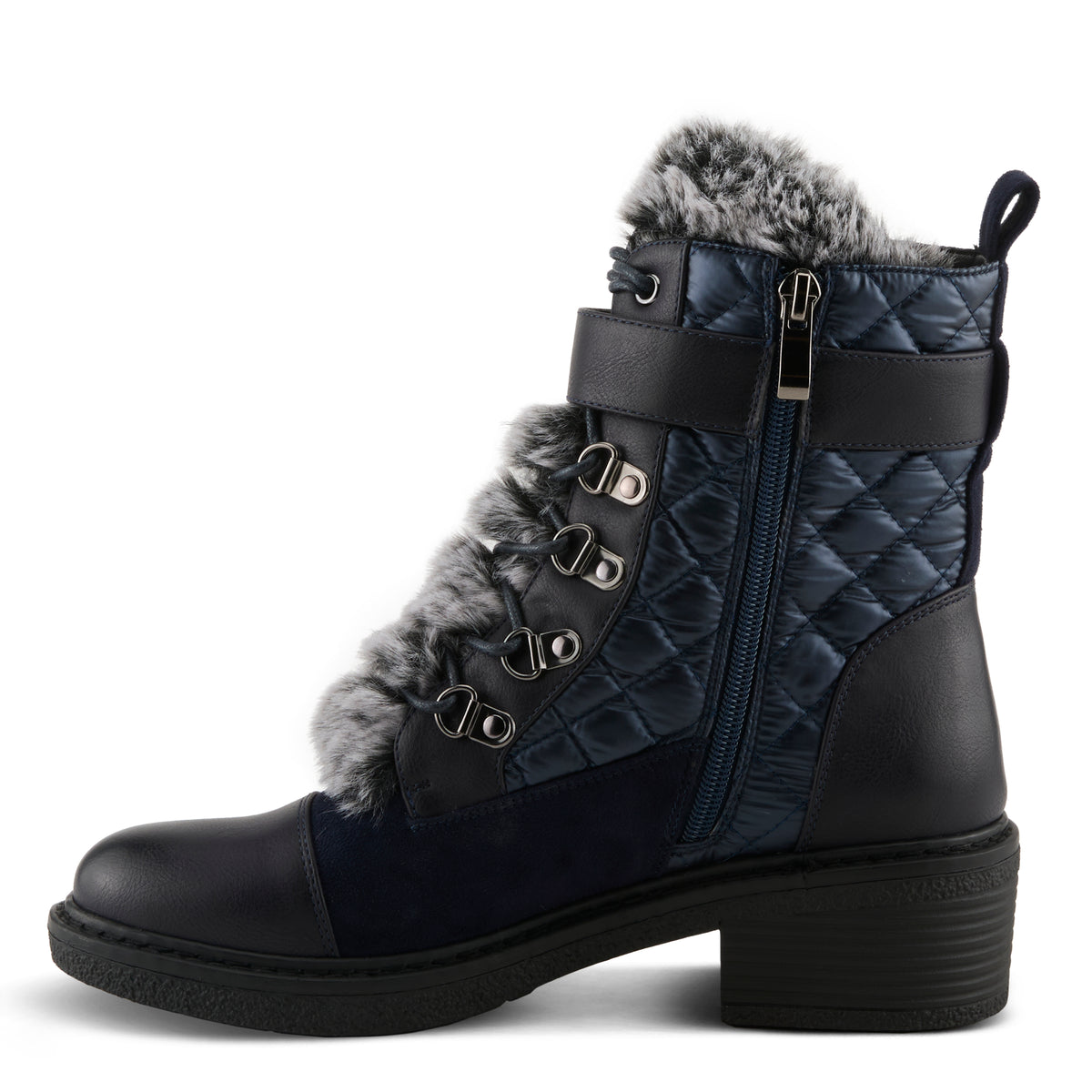 Patrizia PATRIZIA HILVIA-QUILT BOOTS boot in navy multi with stylish fashion design