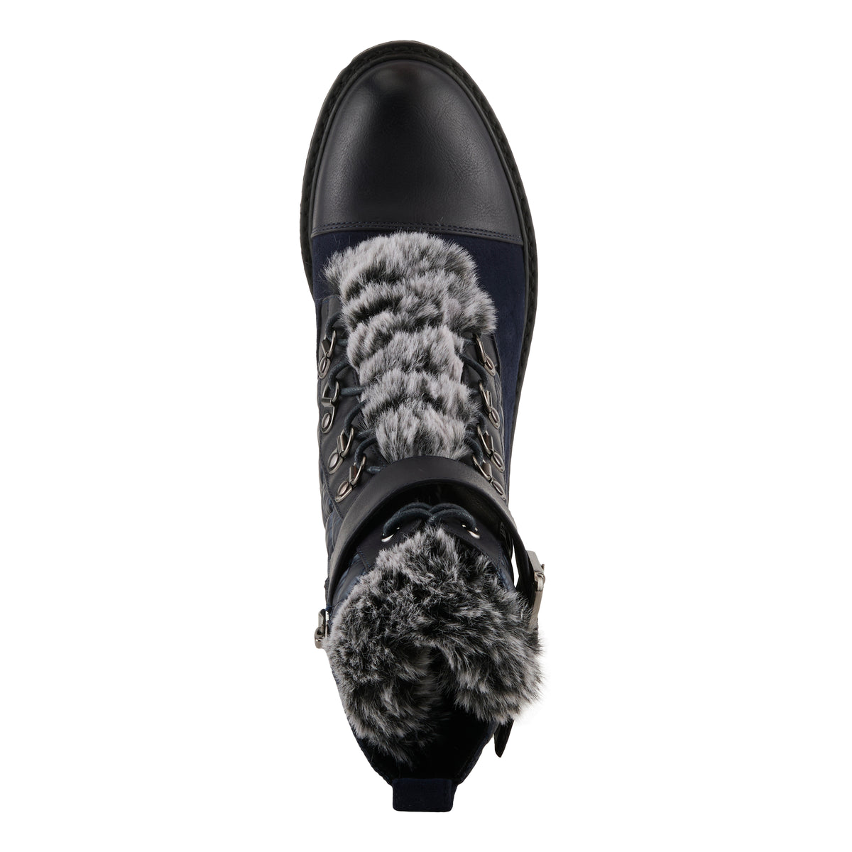 Patrizia PATRIZIA HILVIA-QUILT BOOTS boot in navy multi with stylish fashion design