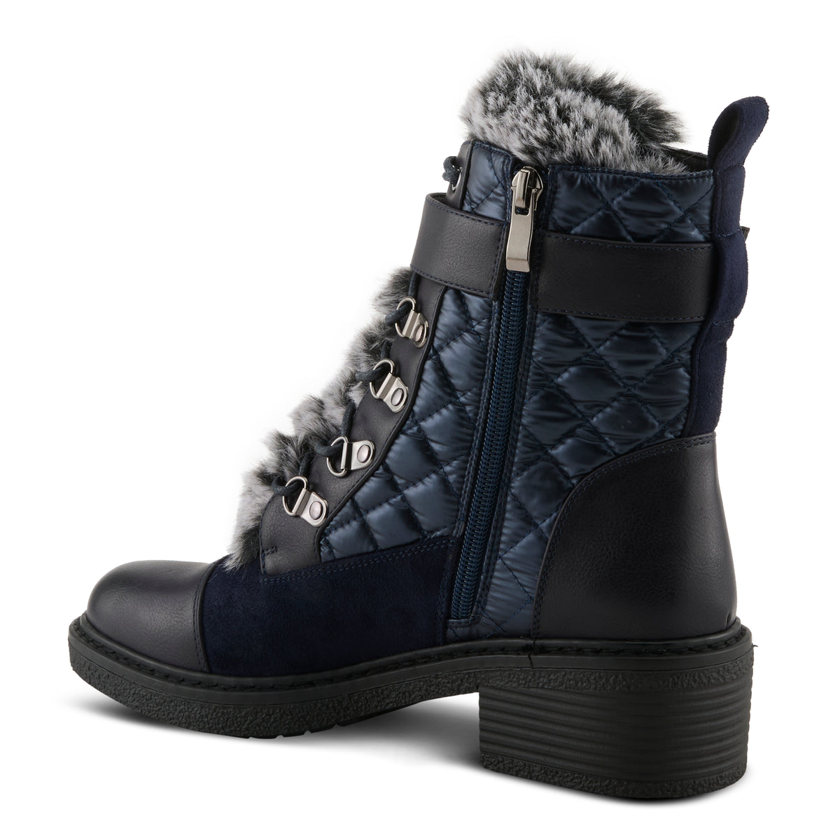 Patrizia PATRIZIA HILVIA-QUILT BOOTS boot in navy multi with stylish fashion design