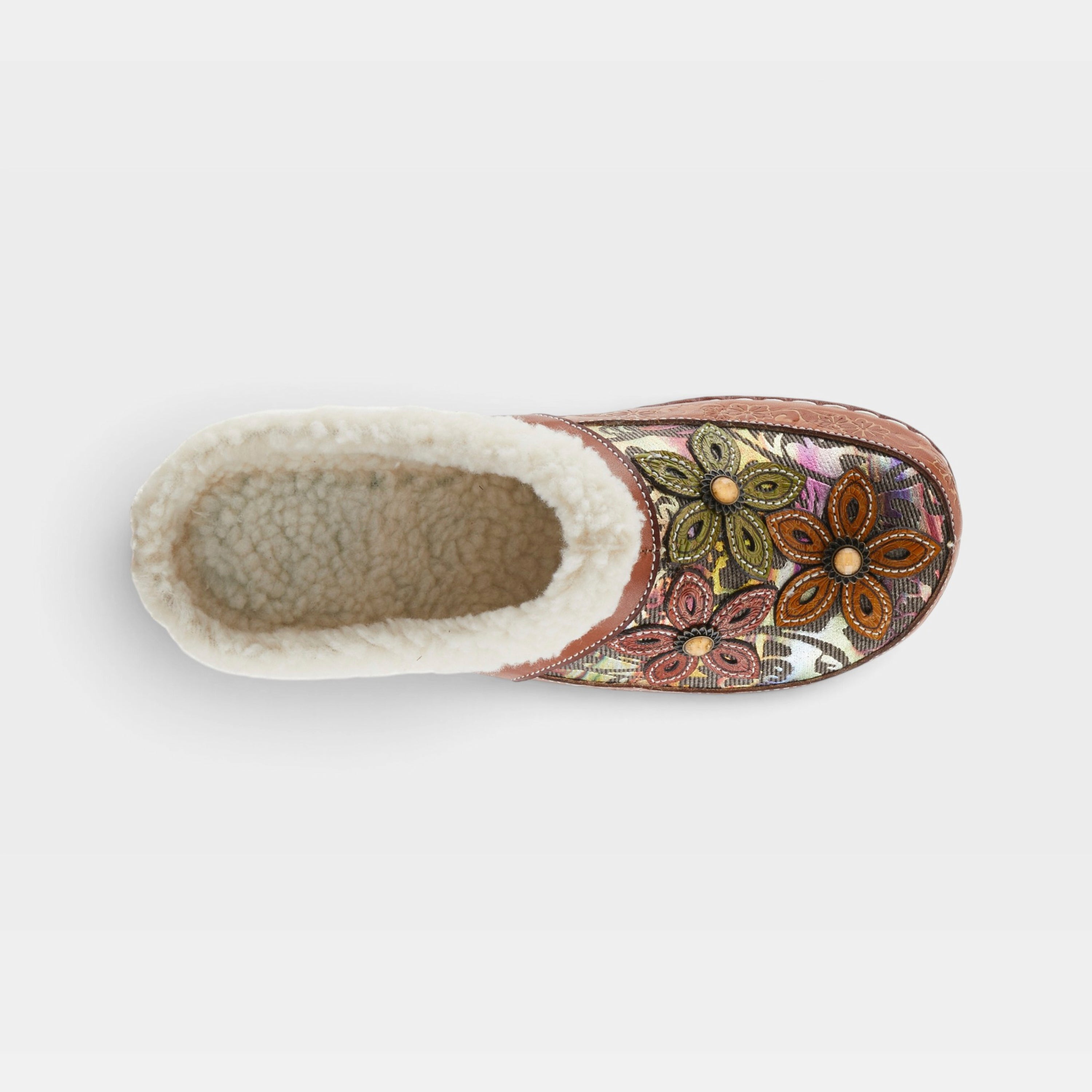 L'Artiste Honestela Slip On Leather Clogs - Spring Step Shoes