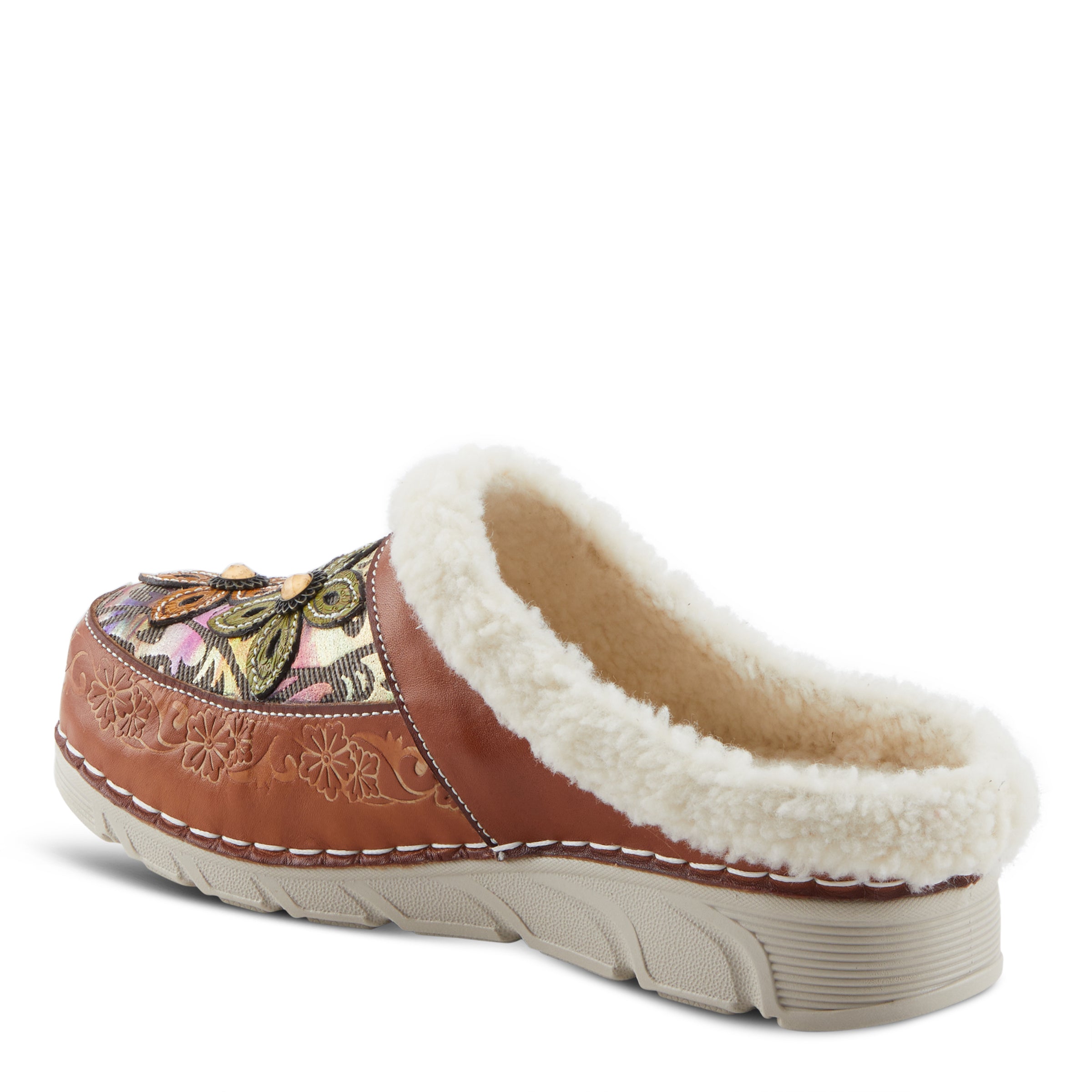 L'Artiste Honestela Slip On Leather Clogs - Spring Step Shoes