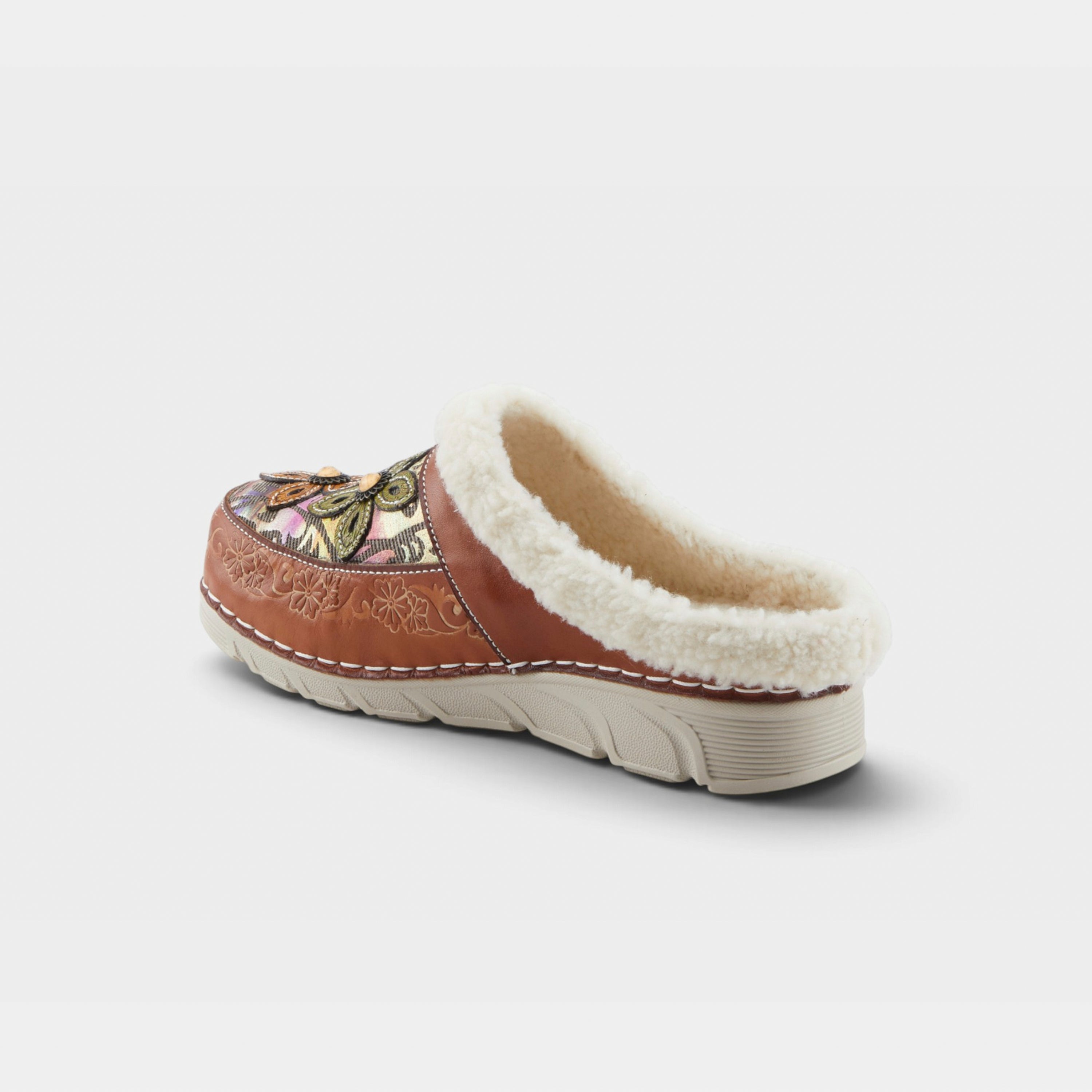 L'Artiste Honestela Slip On Leather Clogs - Spring Step Shoes