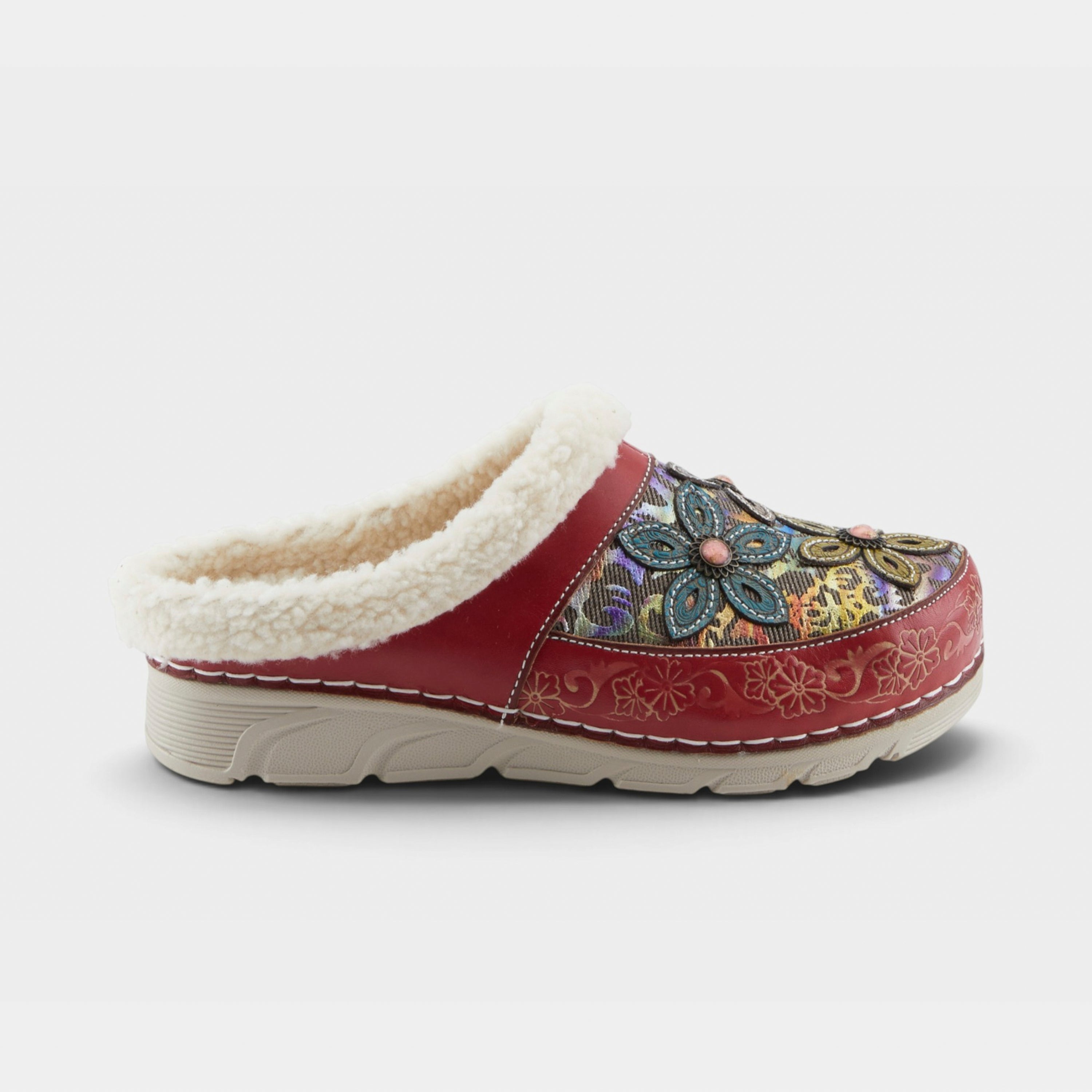 L'Artiste Honestela Slip On Leather Clogs - Spring Step Shoes