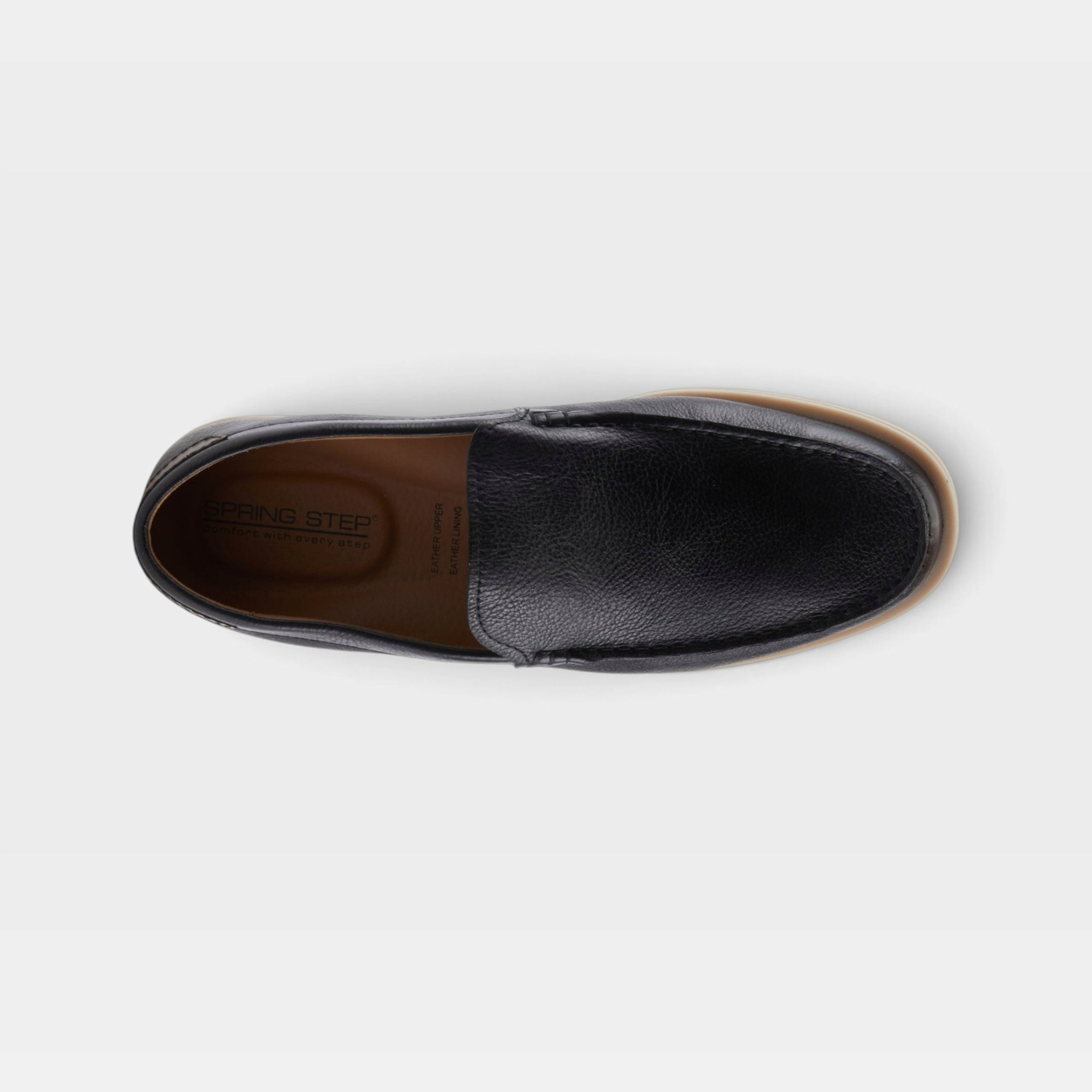 Spring Step Men Hord Black Shoe
