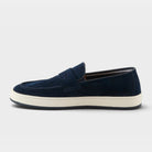Spring Step Men Howe Navy Suede Shoe