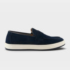 Spring Step Men Howe Navy Suede Shoe