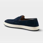 Spring Step Men Howe Navy Suede Shoe