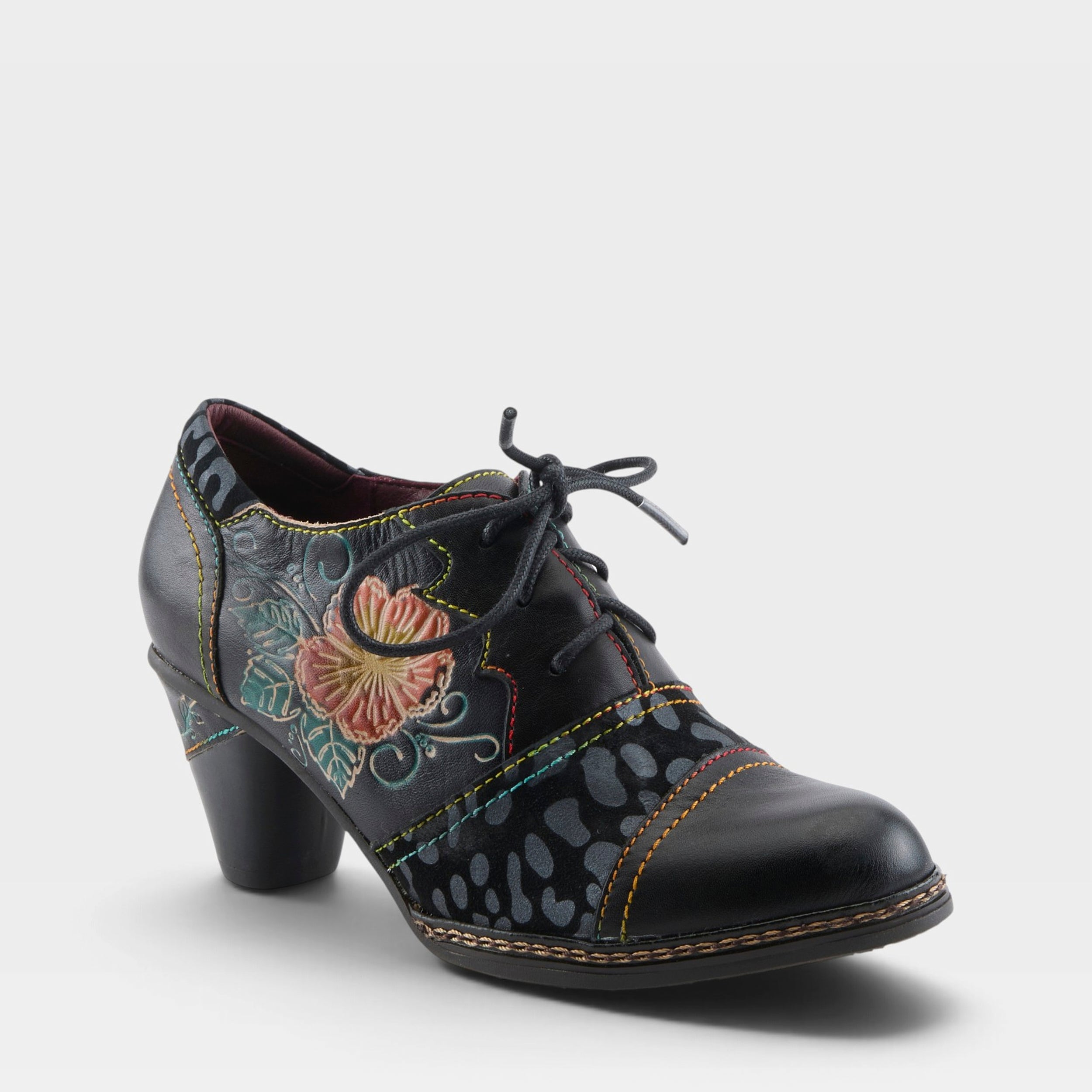 Elevated Block Heel Oxford Heels Rare Find