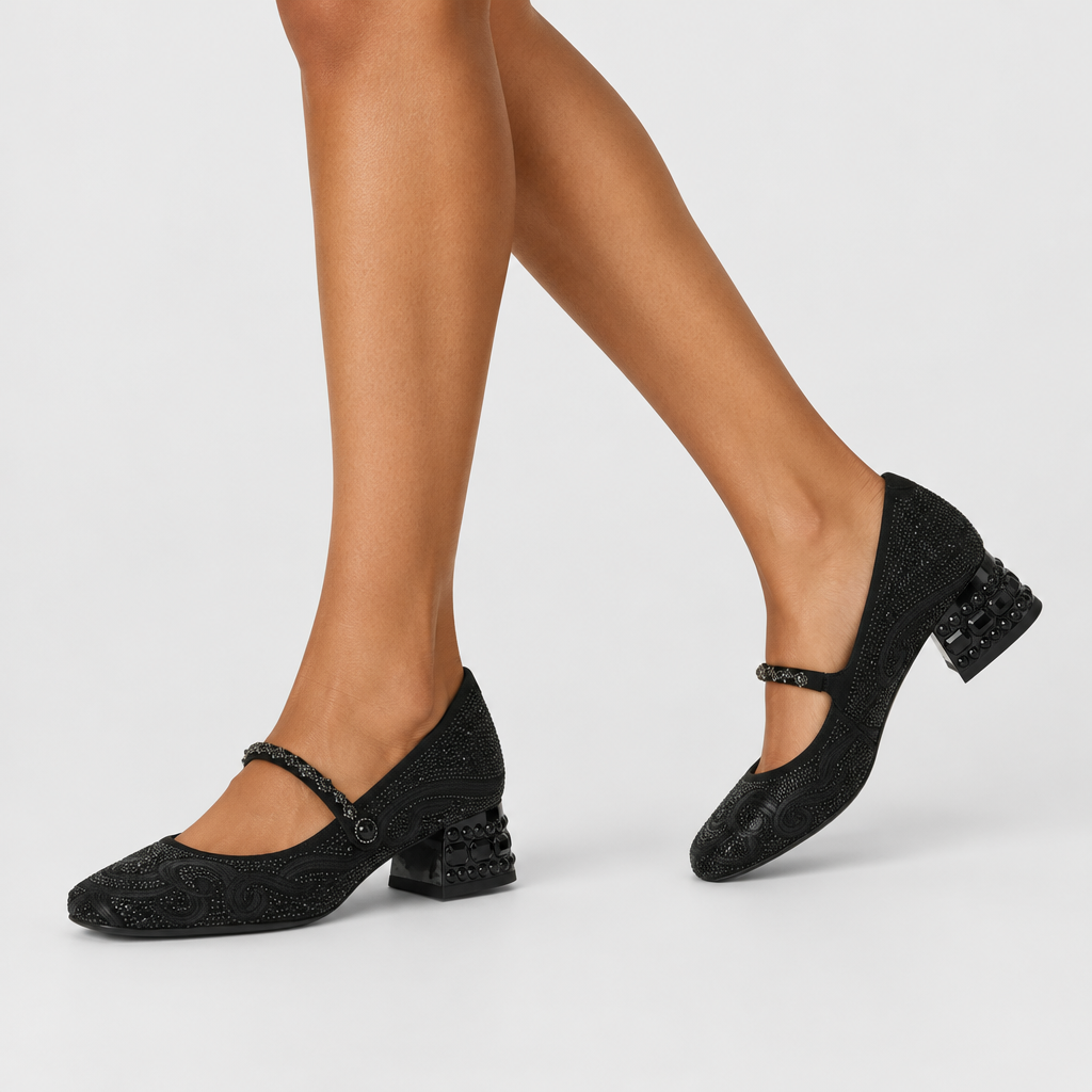Azura – IceDelite – BLACK – Shoe - on-foot view